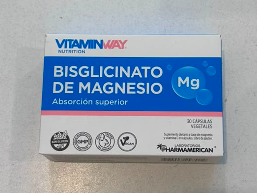 Bisglicinato de Magnesio x30 caps