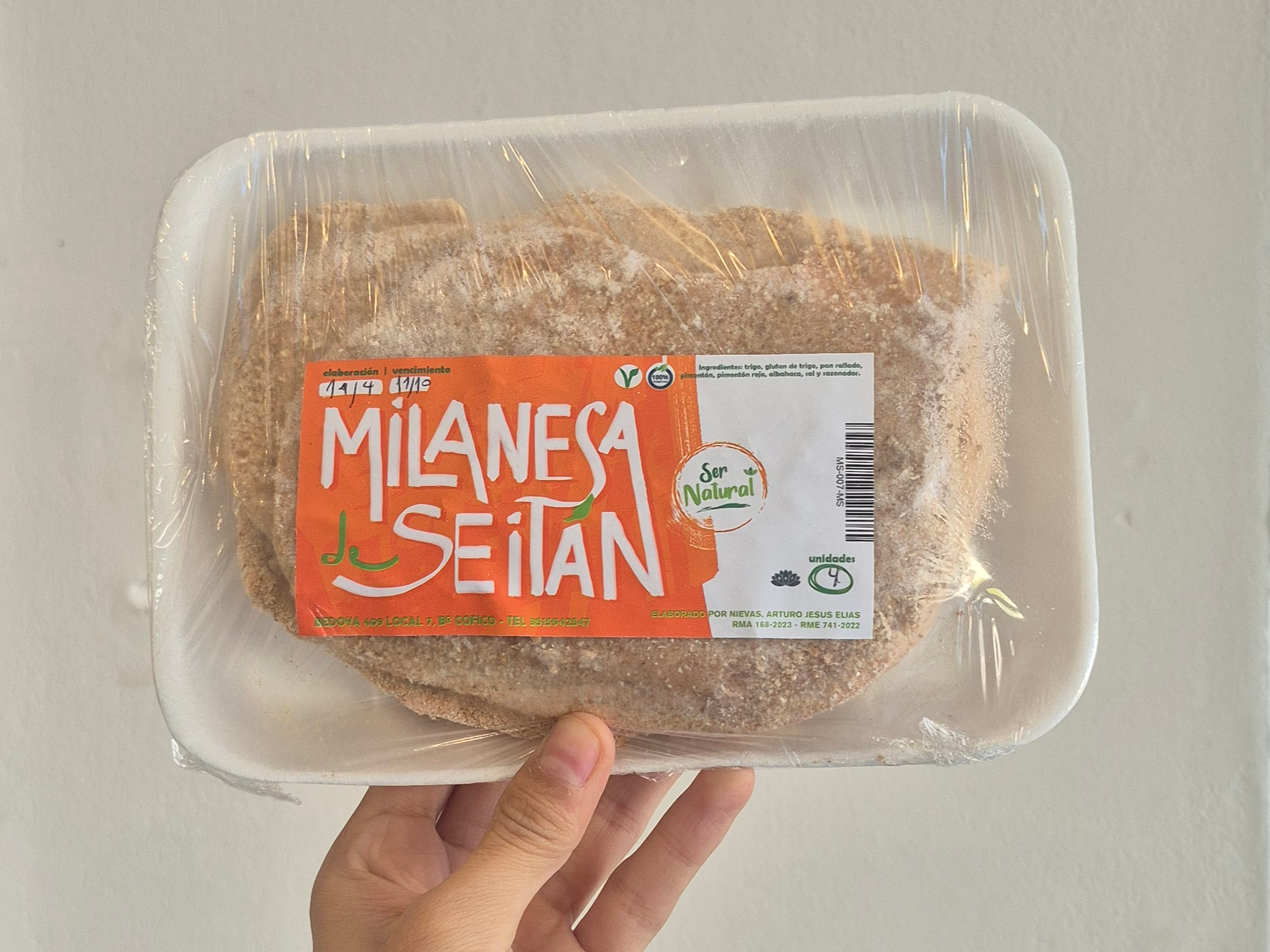 Milanesas de seitan  Ser natural