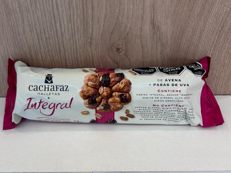 Galletas cachafaz avena y pasas