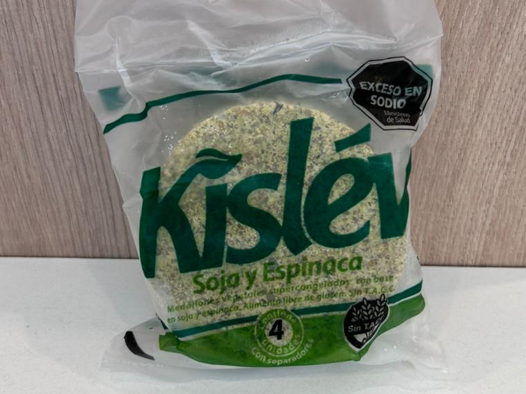 Hamburguesa de soja y espinaca Kislev