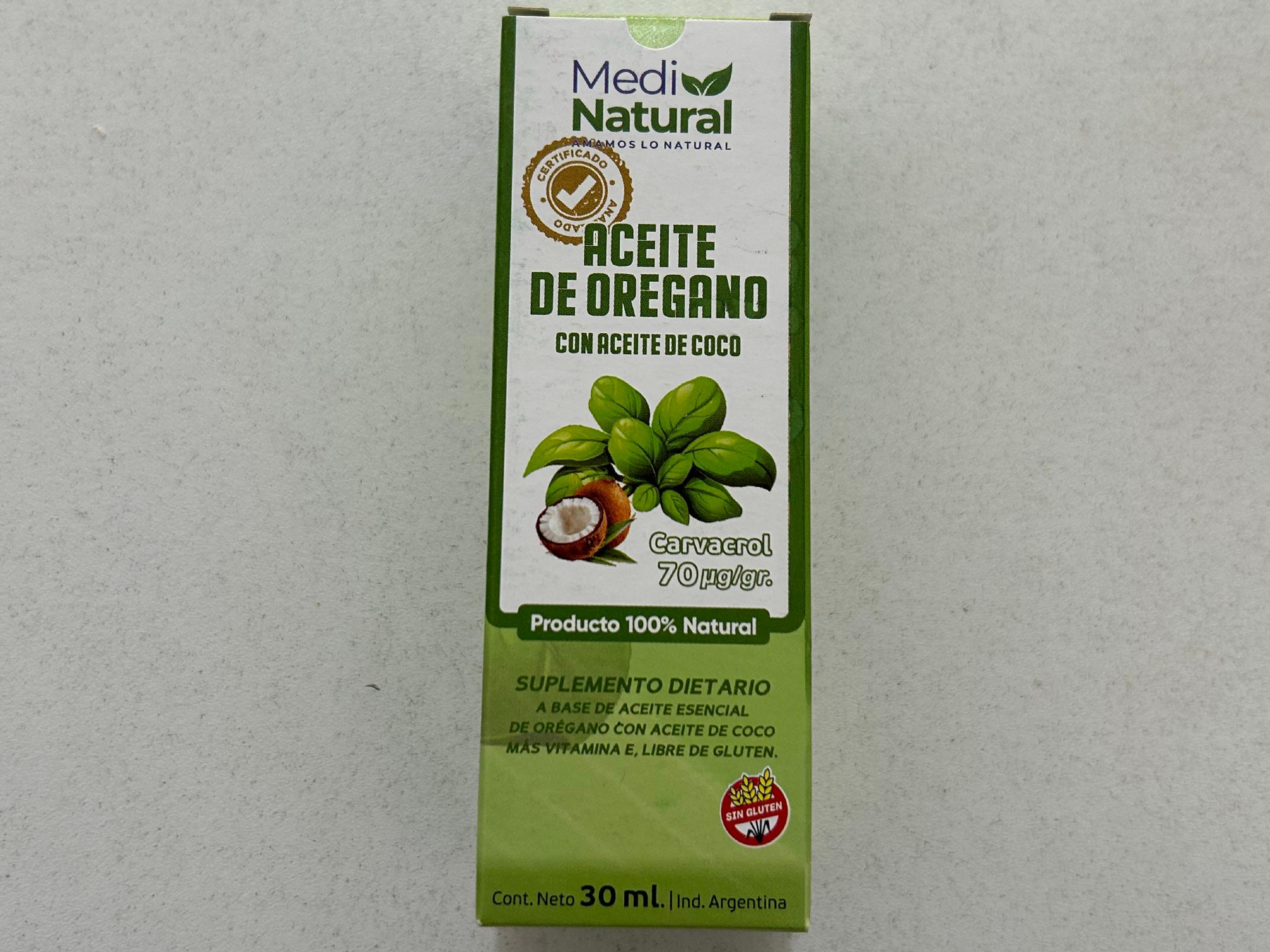 Aceite de oregano Medinatural 30ml