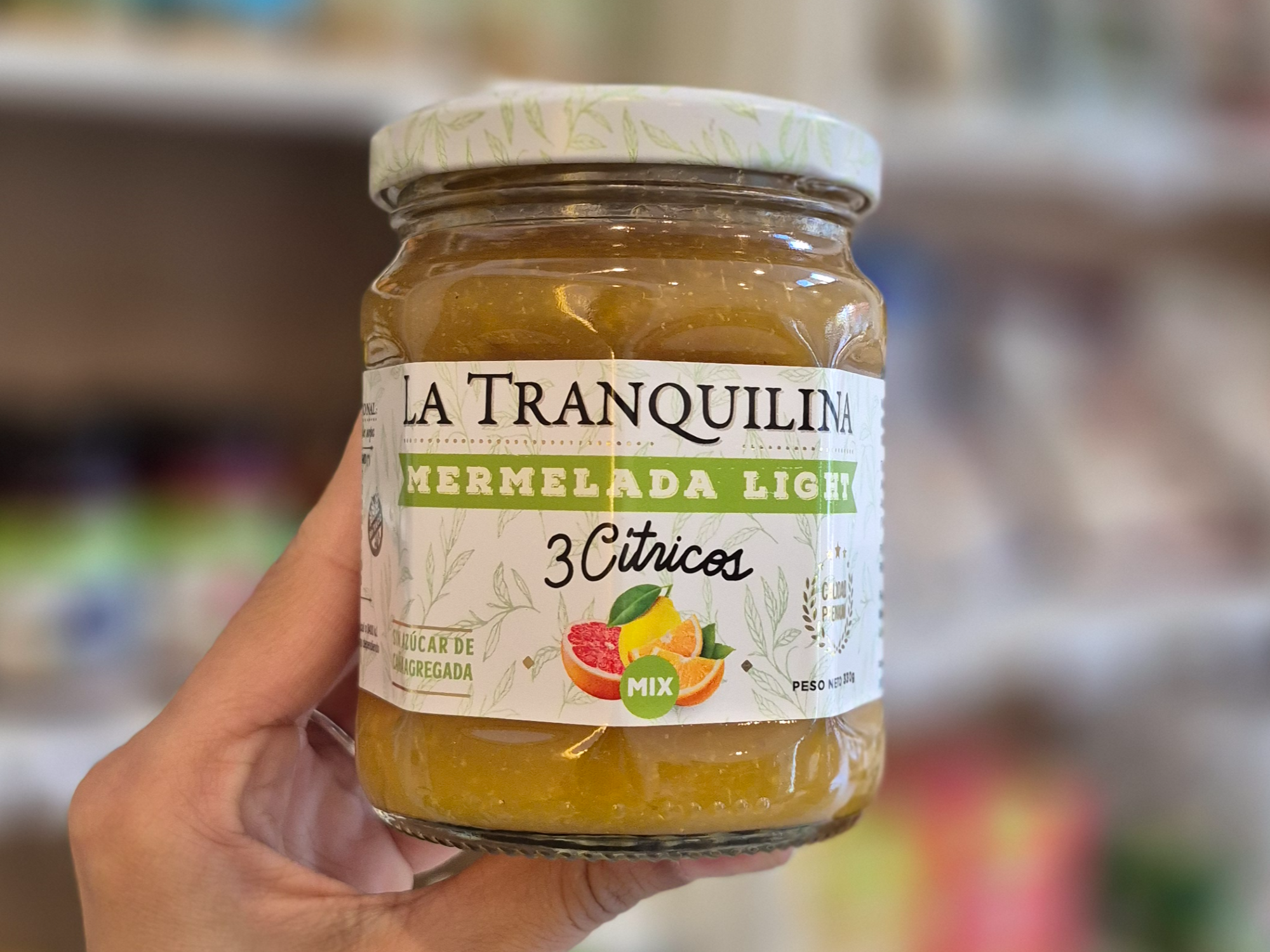 Mermelada sin azucar 3 citricos