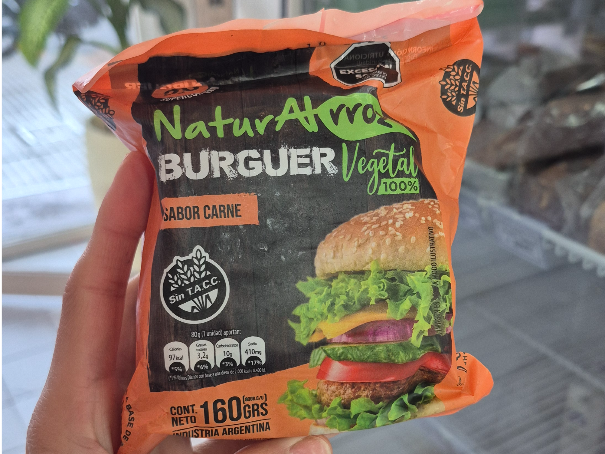 Naturalrroz burguer vegana carne
