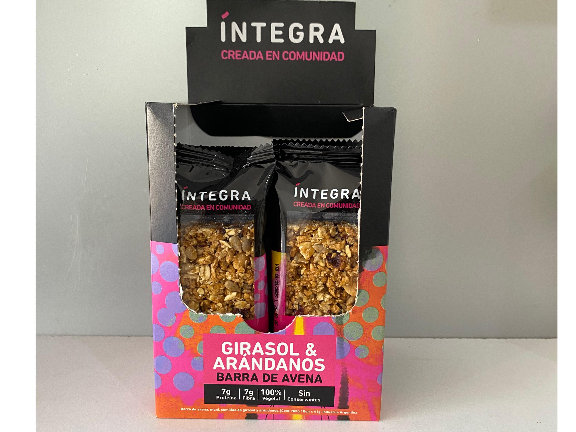 Barrita girasol y arandano Integra