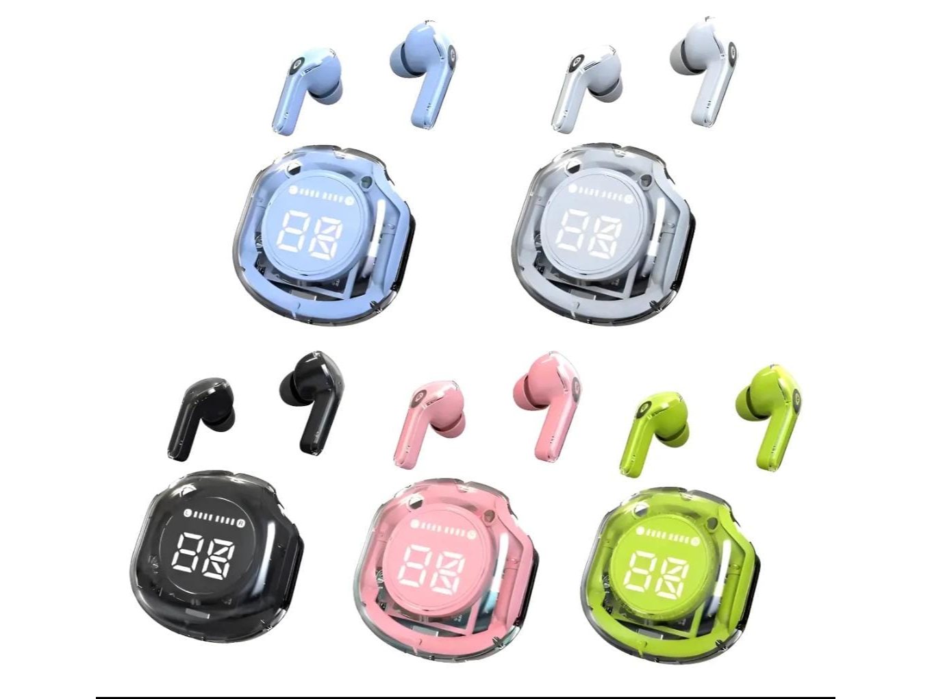 Auriculares Inalámbricos TWS con Luz LED