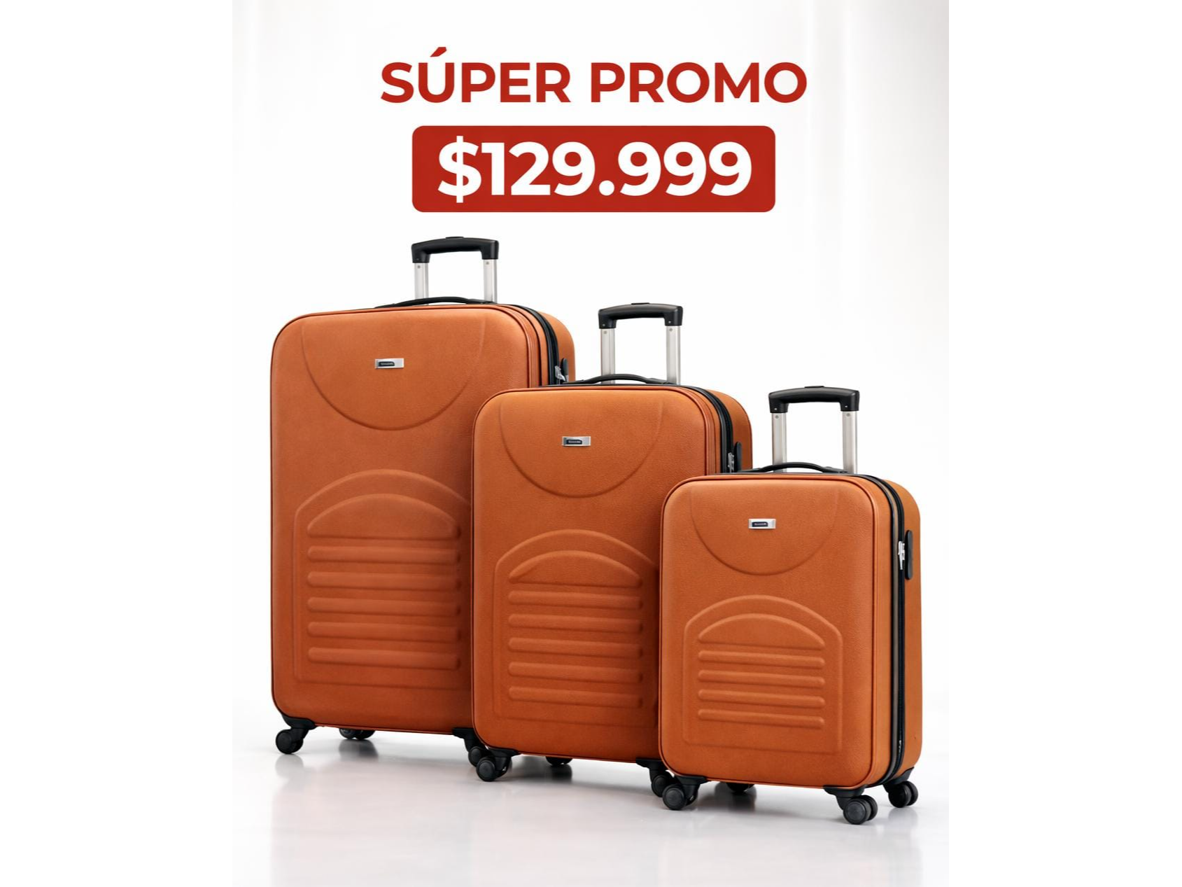 SET DE VALIJAS DE TELA – 3 PIEZAS