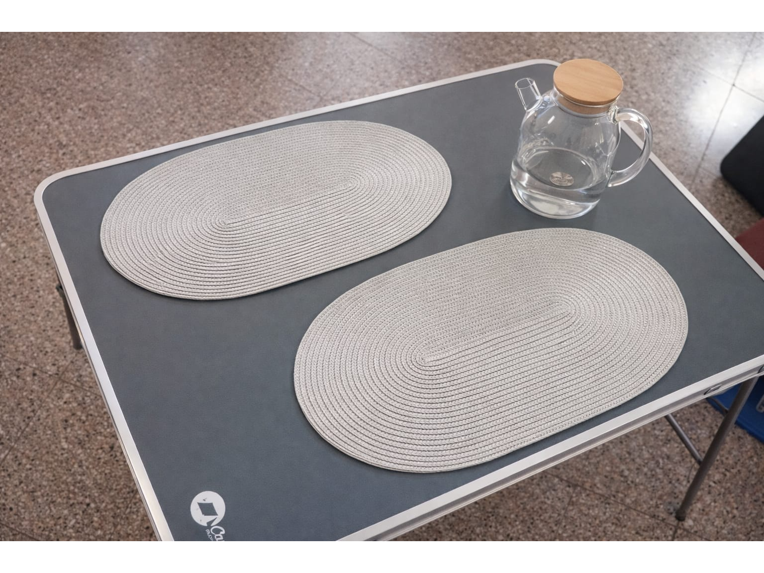 Individuales ovalados tejidos