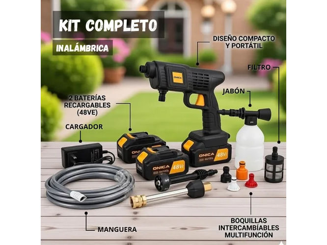 Hidrolavadora Inalambrica Portatil