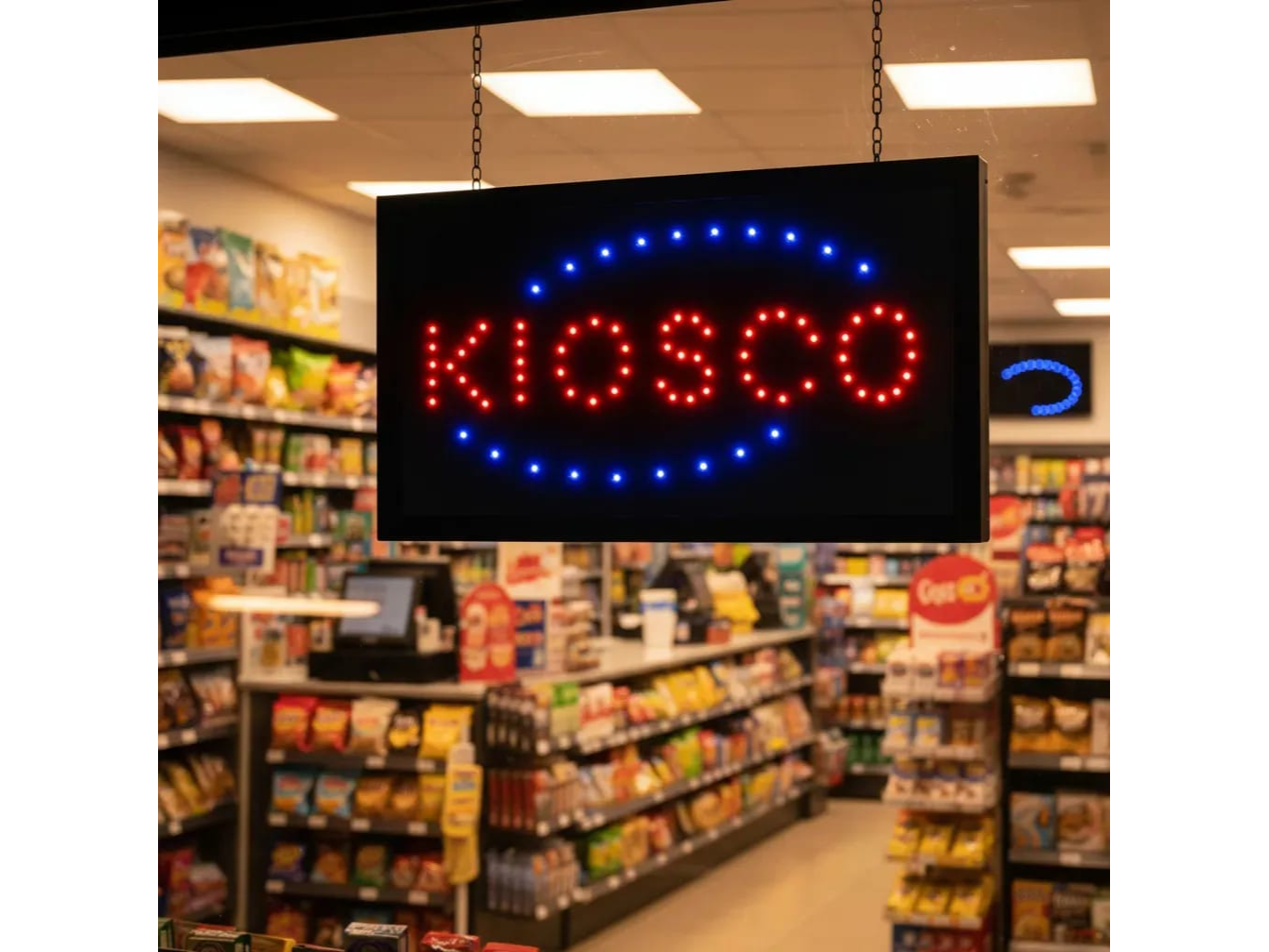 CARTEL LED “KIOSCO” – ALTO BRILLO