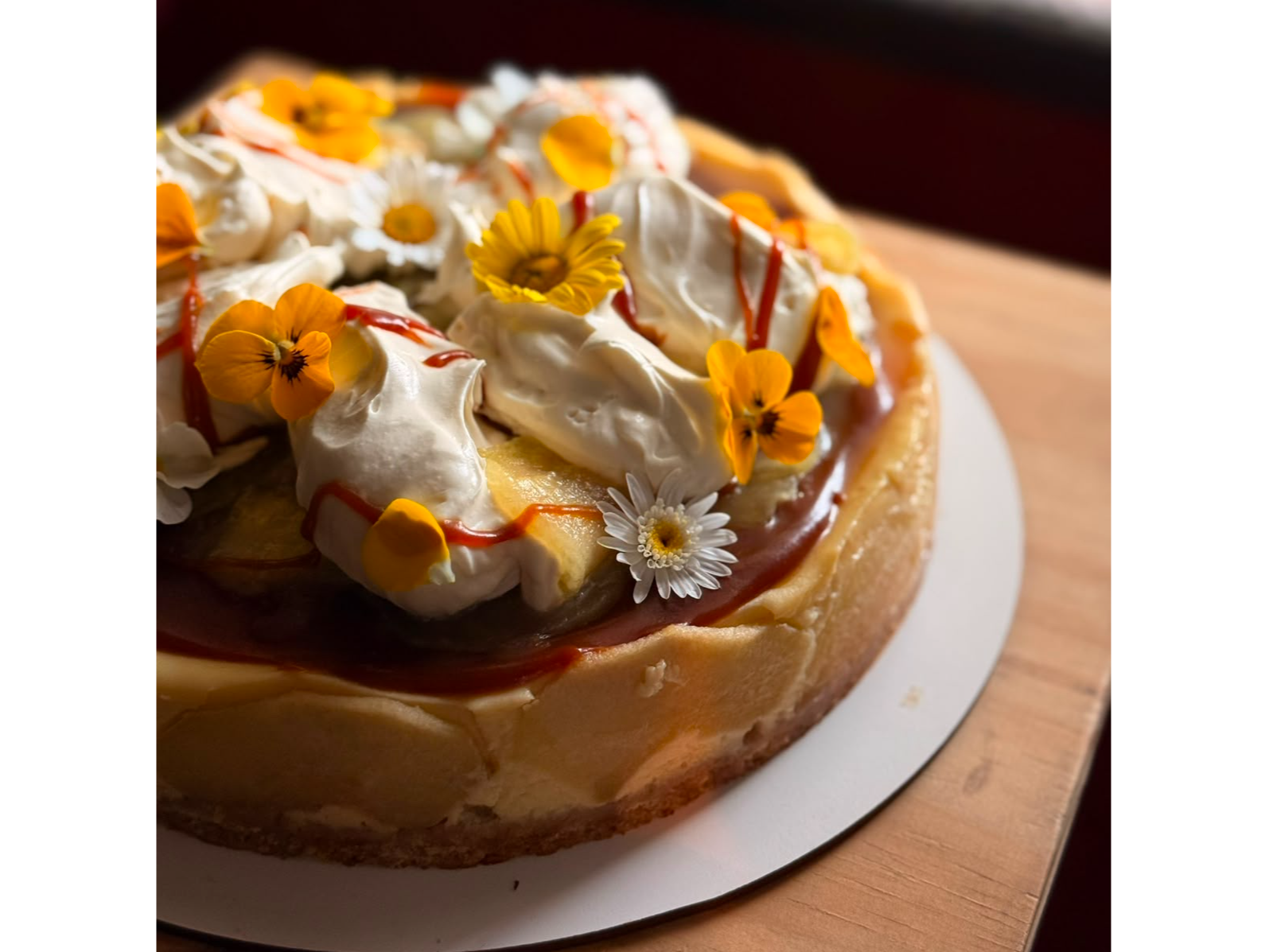 CHEESECAKE MANZA Y CARAMELO