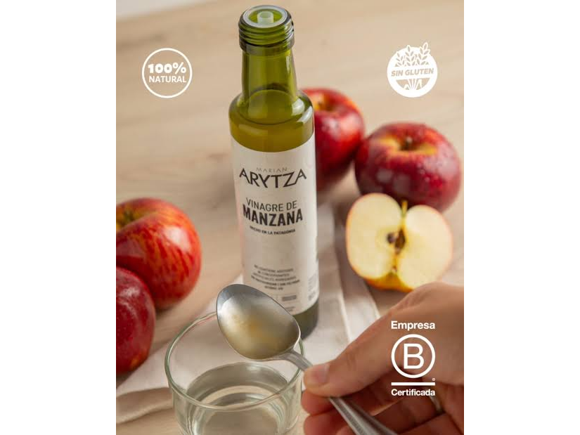 Vinagre de manzana sin aditivo ARYTZA 250ML sin gluten