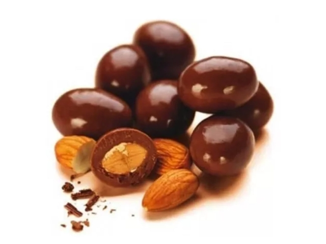 Almendras con chocolate
