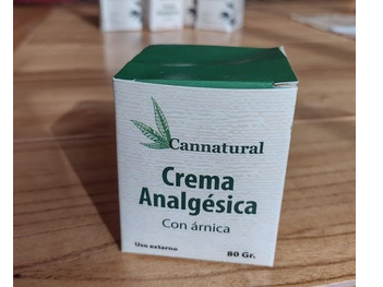 Crema CBD(cannabis) analgésica con arnica