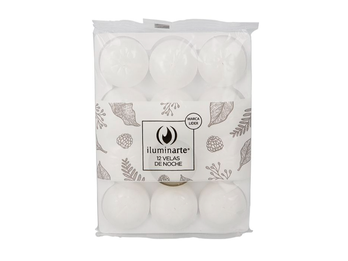 Iluminarte x12 Velas de Noche