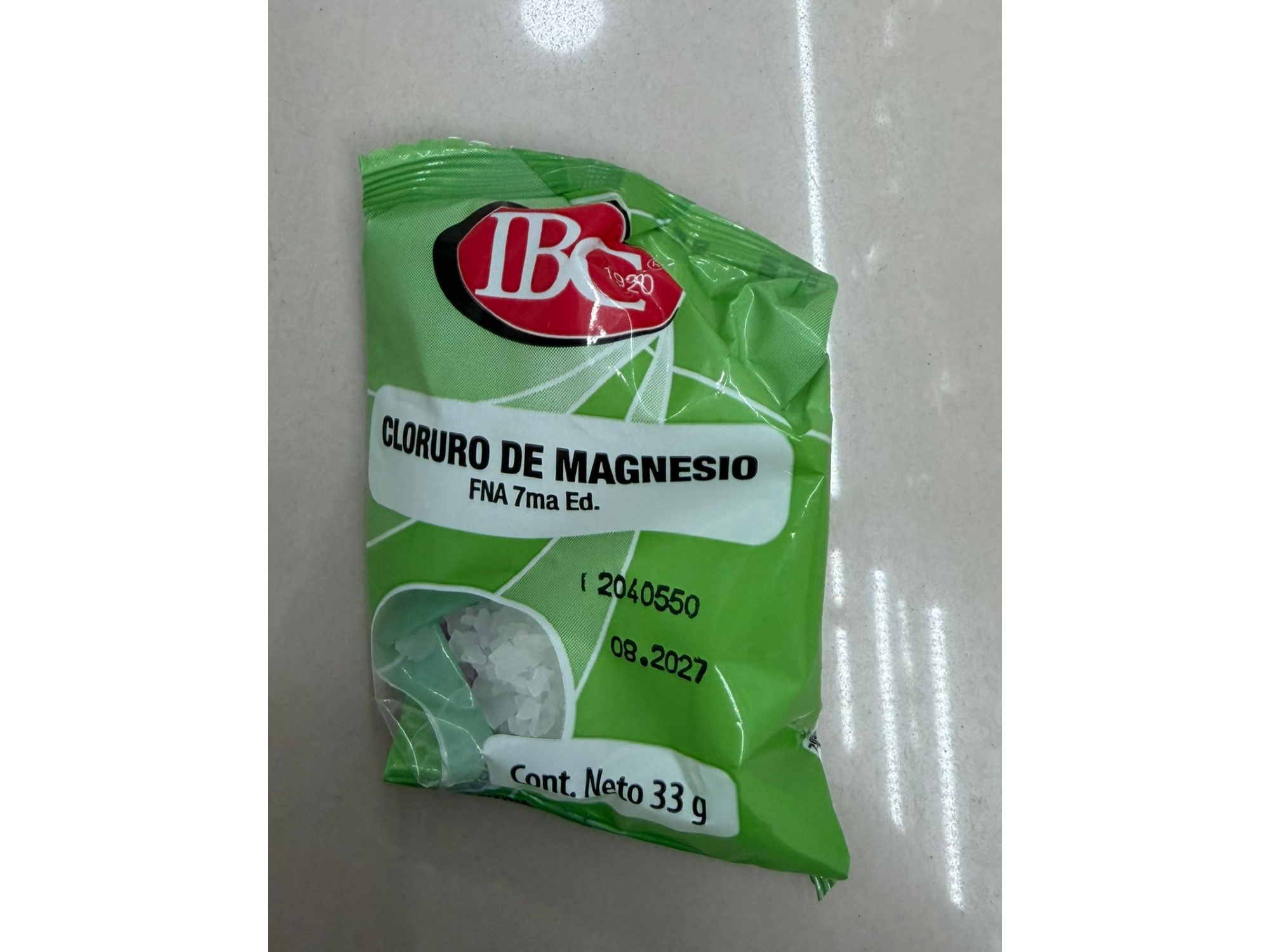 CLORURO DE MAGNESIO  X 33G SOBRE