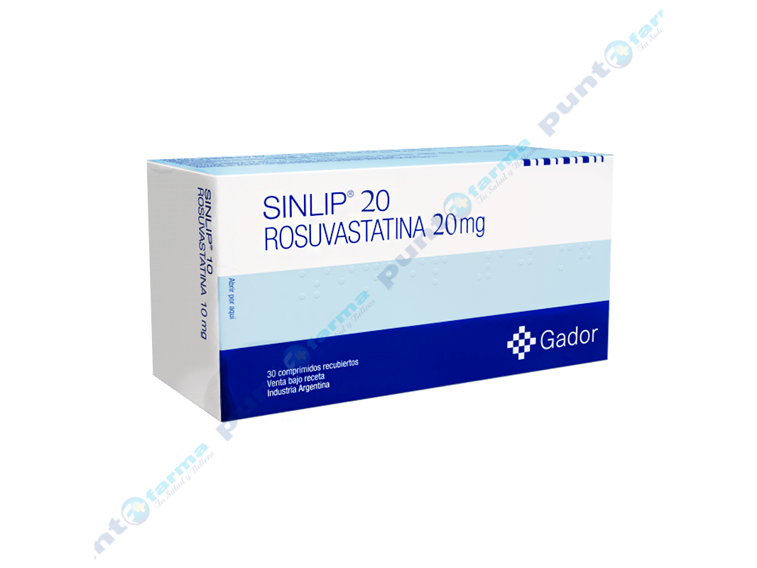 SINLIP 20 MG CPR X 30 de HELSE FARMA