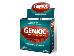 GENIOL PLUS RAP ACCION CAP X 60