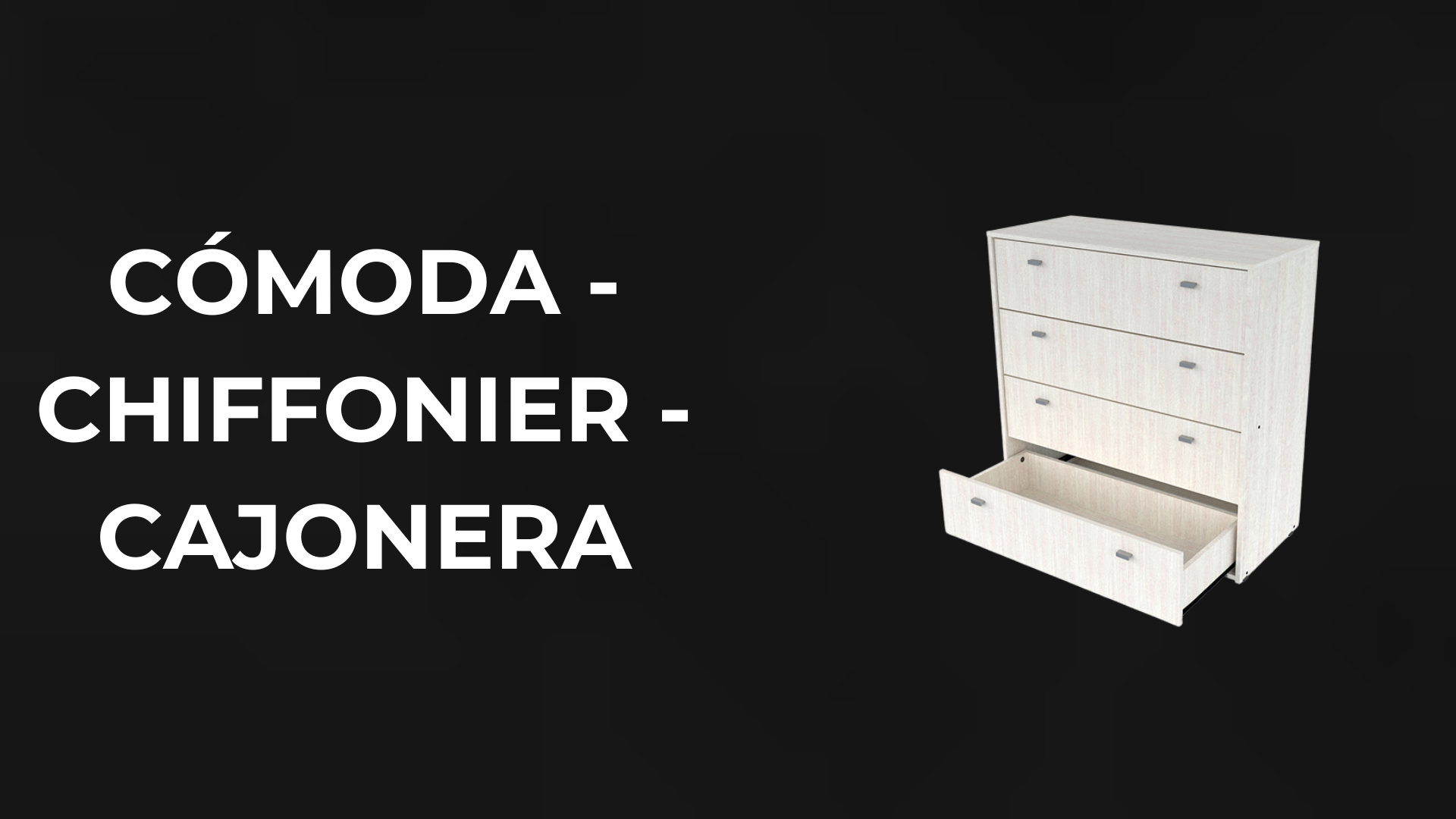 Cómoda - Chiffonier - Cajonera