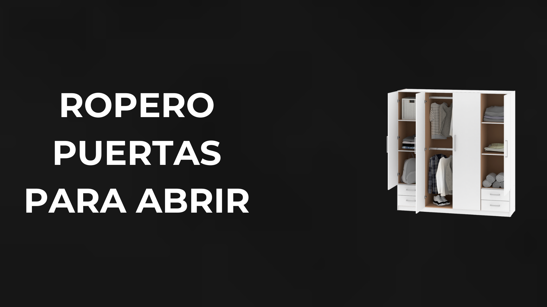 Ropero puertas para abrir