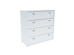 Comoda 4 cajones Nature Blanco