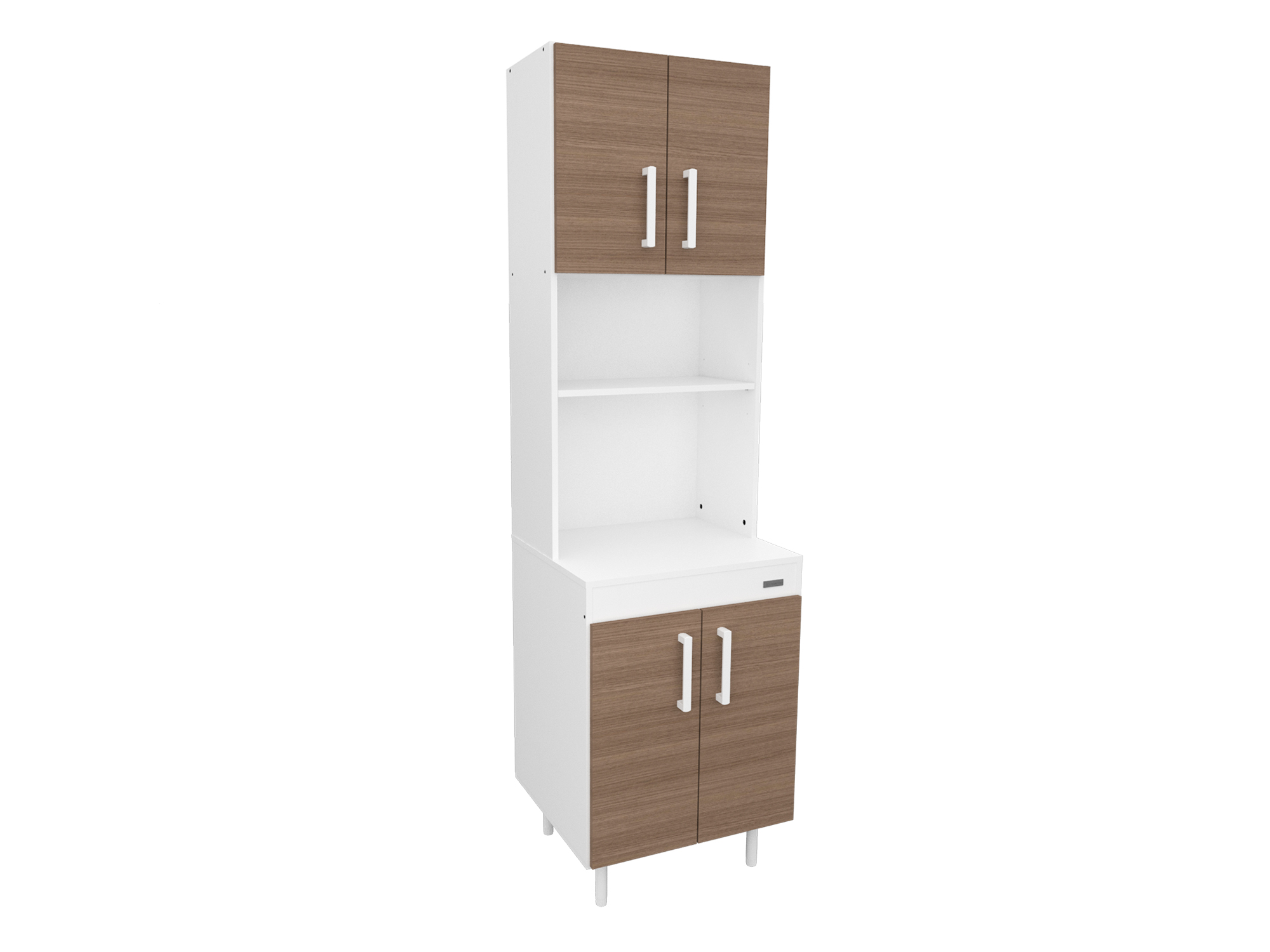 Columna Cocina 4 puertas Carvalho Mezzo