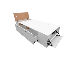 Box Benethon 1 plaza Blanco (0.80 x 1.90 Mts)