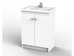 Vanitory POP De 0,60Mt Blanco c/mesada