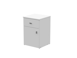 Mesa de Luz Pack 1 cajón 1 puerta Blanco
