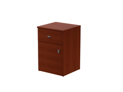 Mesa de Luz Pack 1 cajón 1 puerta Caoba