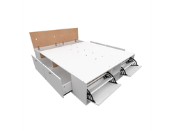 Box Benethon 2 plazas Blanco (1.40 x 1.90 Mts)