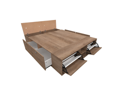 Box Benethon 2 plazas Grei (1.40 x 1.90 Mts)