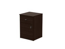 Mesa de Luz Pack 1 cajón 1 puerta Choco