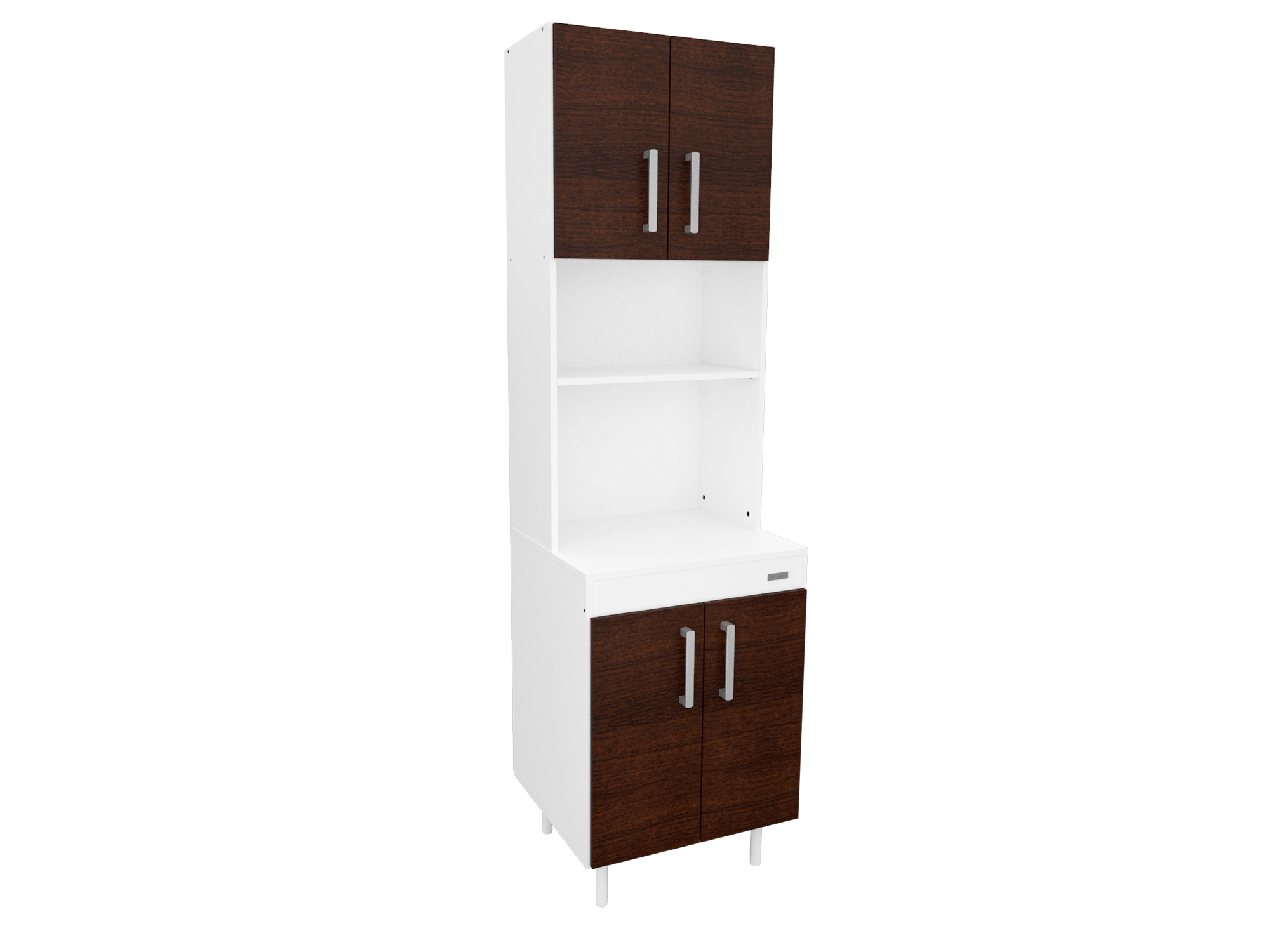 Columna Cocina 4 puertas Wengue