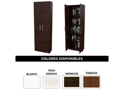 Biblioteca con puertas completas