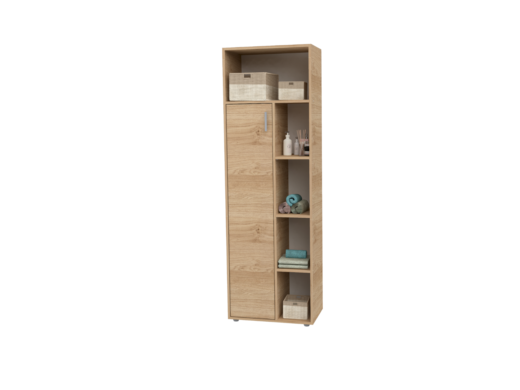 Organizador para baño 1.70 Mts Roble Kendal Natural