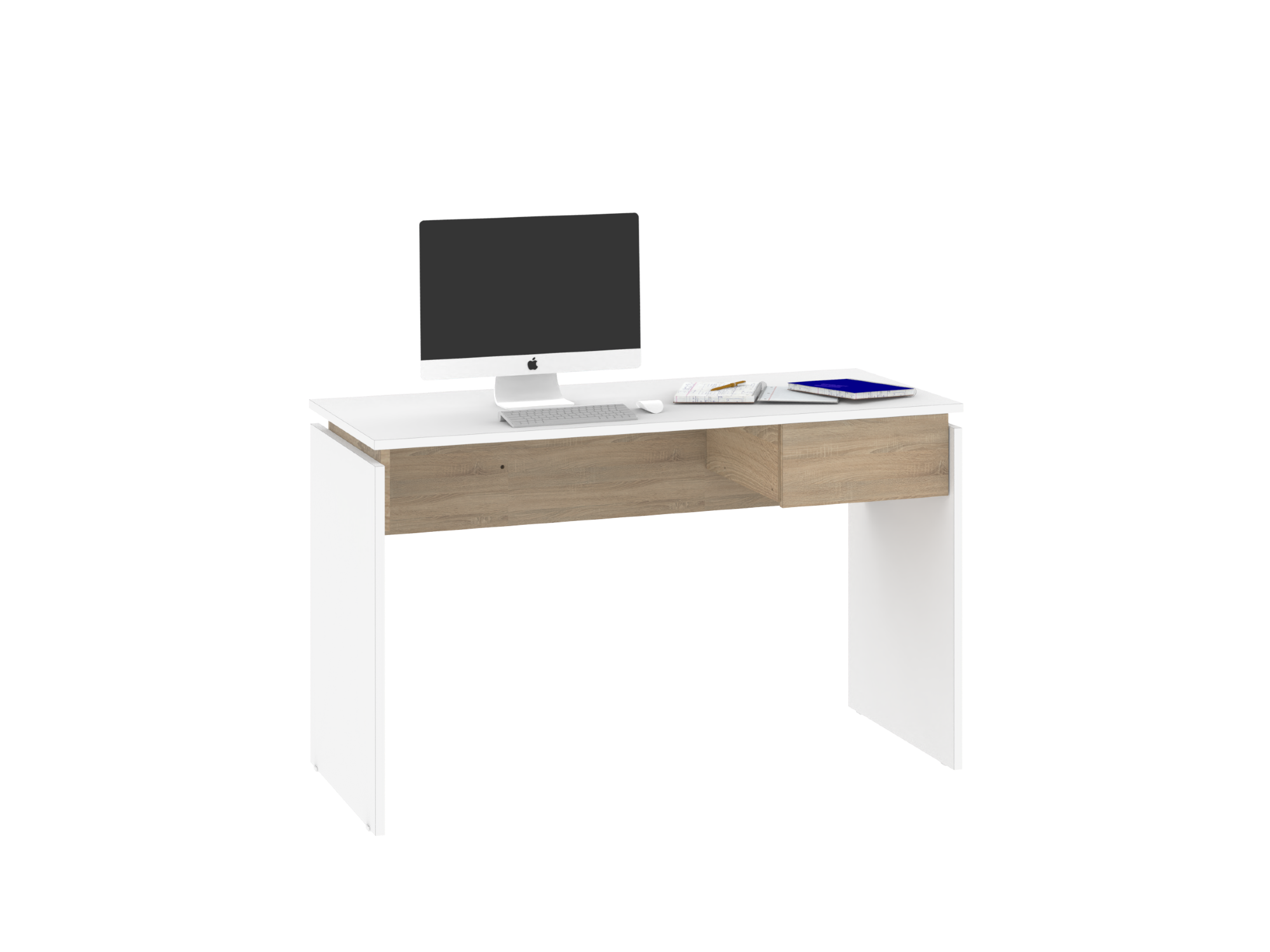 Escritorio c/cajon 1.20 x 0.6 Mts Blanco