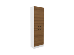 Despensero 1.70 Mts - 4 Puertas - Blanco/Avellana