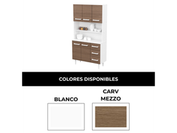 Aparador Cocina 0.90 Mts - (4 colores)