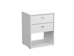 Mesa de Luz 2 Cajones Nature - Blanco