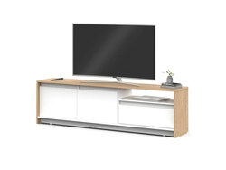 Rack TV NIZA con Cajon 1,80Mt Blanco