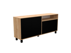 Vajillero Door 170 - Bambu /Negro