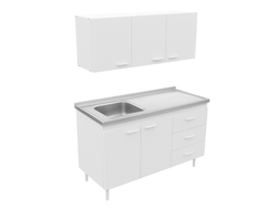 Combo Mosconi 1.20 Mts Blanco Lateral