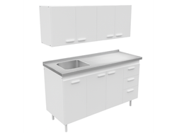 Combo Mosconi 1.40 Mts Blanco Lateral