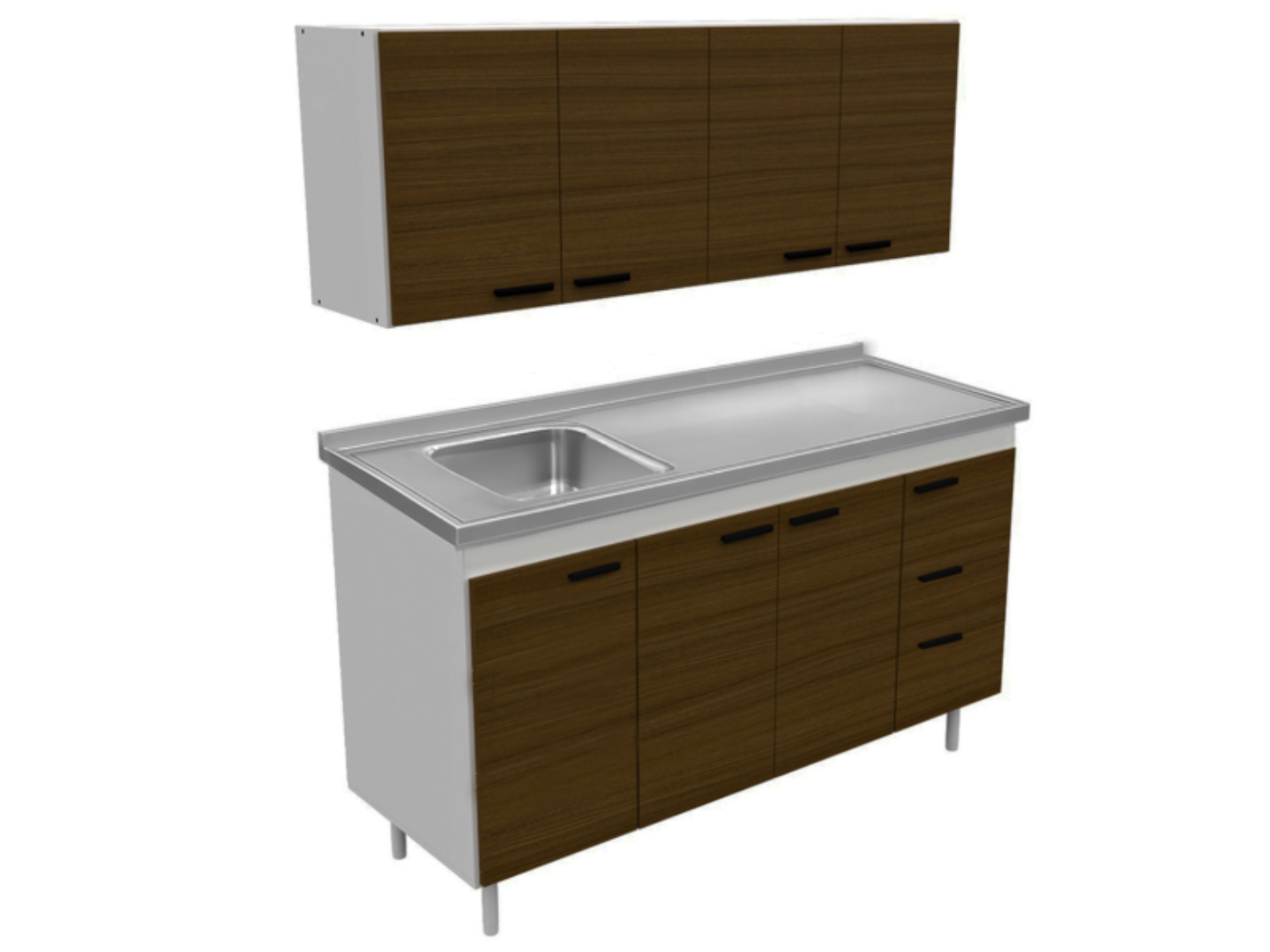 Combo Mosconi 1.40 Mts Avellana Lateral