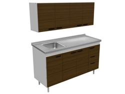 Combo Mosconi 1.40 Mts Avellana Lateral