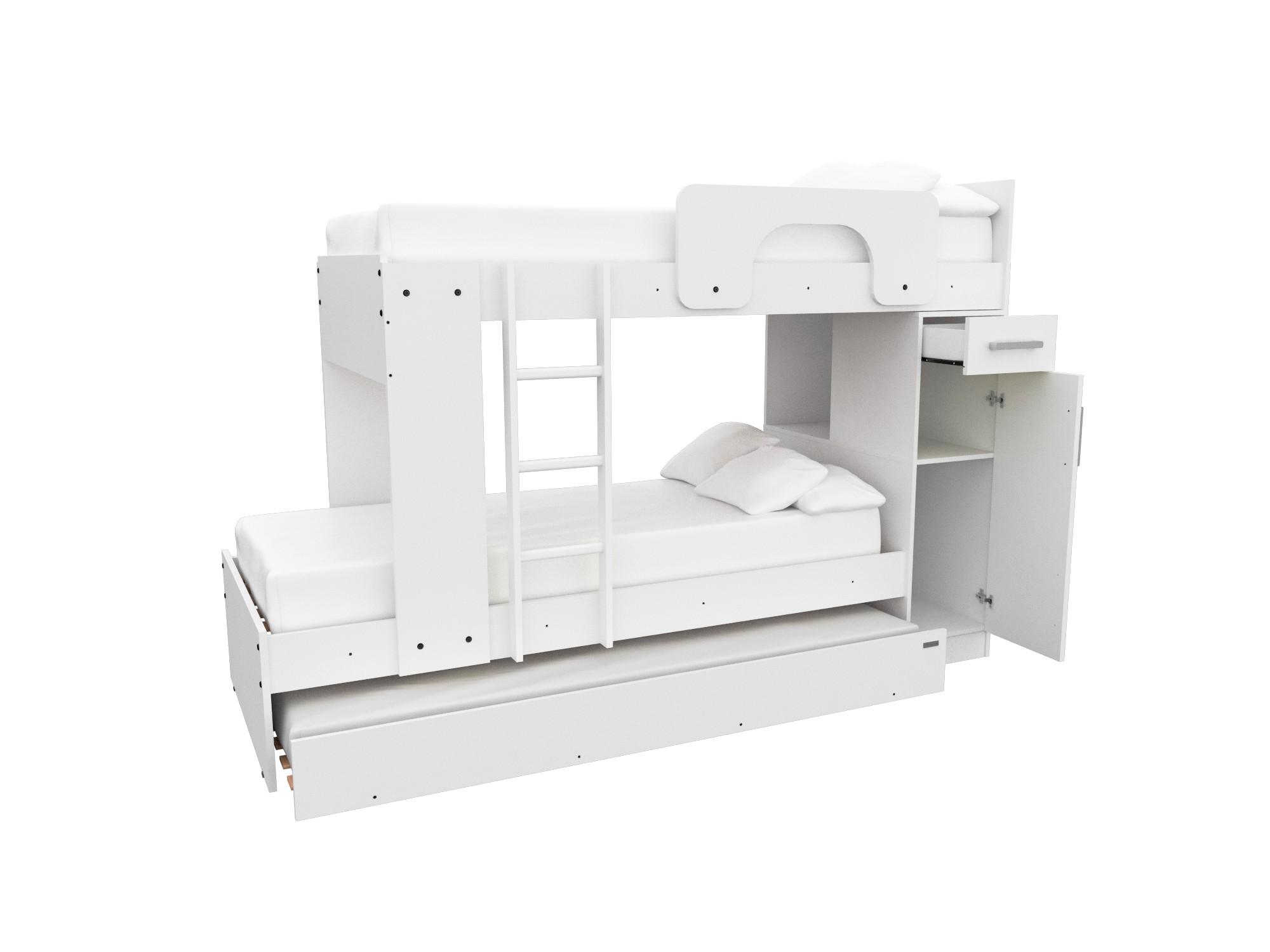 Cucheta Gabinete Triliche Blanco