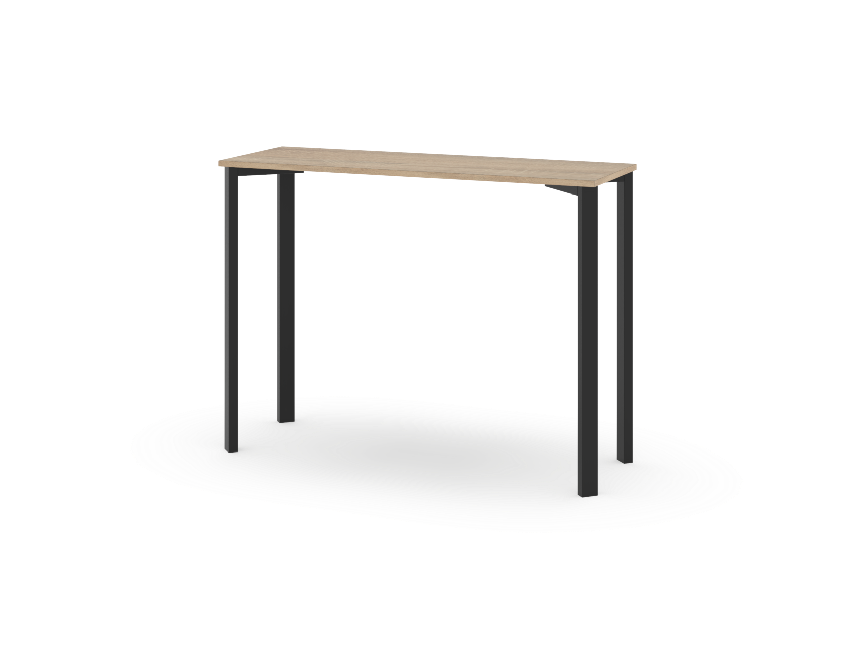 Barra Desayunadora Milano Negra-Roble Bardolino