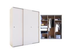 Ropero 2ptas 1.60 Mts Blanco