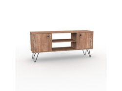 Rack Para Tv De 2 Puetas Linea Industrial Atakama