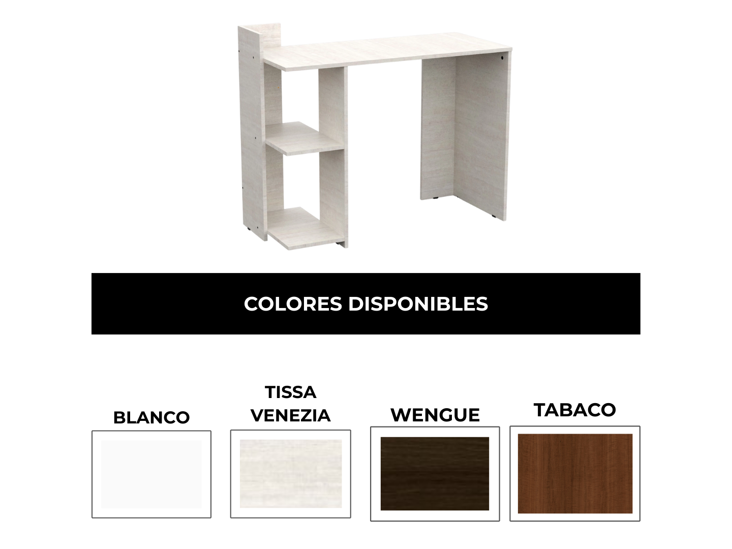 Escritorio de Computación Dakar - Blanco